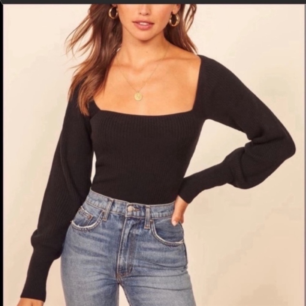 Reformation Isabel Ribbed Sweater